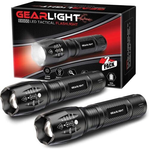 8 GearLight Flashlight S1000